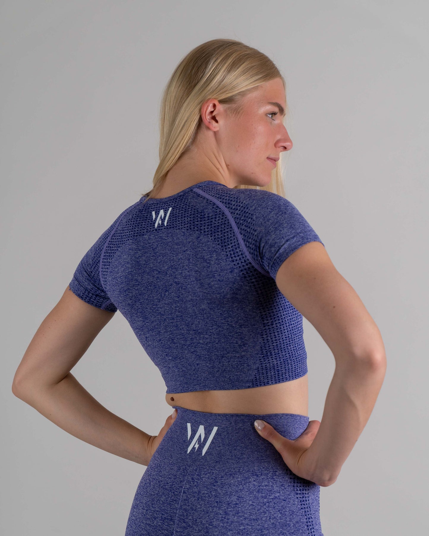 Vigour croptop T-shirt Lila